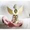 Pop-up Gold Angels Christmas Tree Ornaments (6 ct.) 6.5 Inches Tall